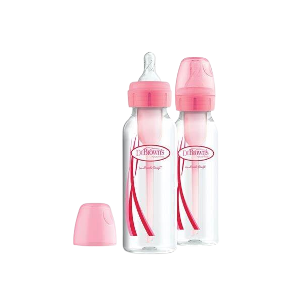 DR BROWN'S 2 PACK TETEROS 8OZ ROSADO