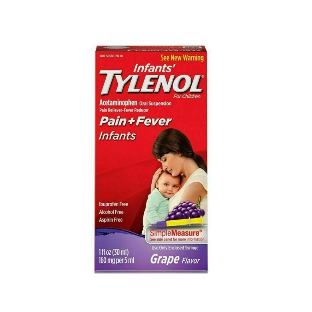 ACETAMINOFEN TYLENOL SAVOR A UVAS 30 ML