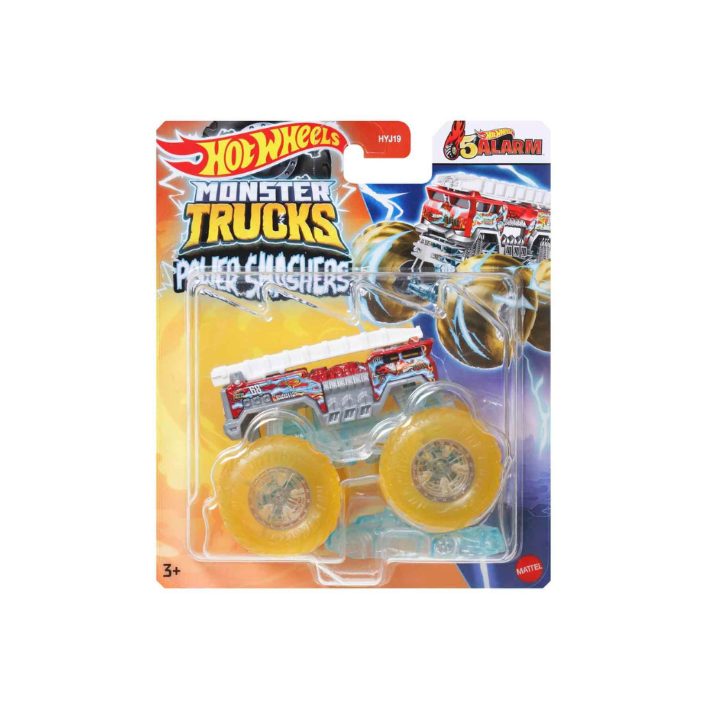 MATTEL HOT WHEELS MONSTER TRUCKS 5 ALARMAS 