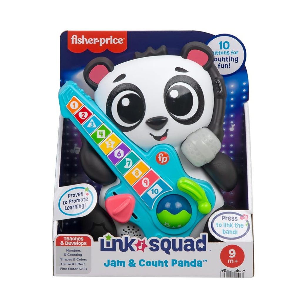FISHER PRICE JUGUETE APRENDIZAJE LINK SQUAD JAM & COUNT PANDA 