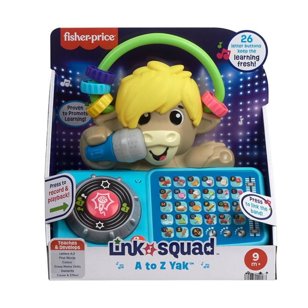 FISHER PRICE JUGUETE DE APRENDIZAJE LINK SQUAD  A TO Z YAK