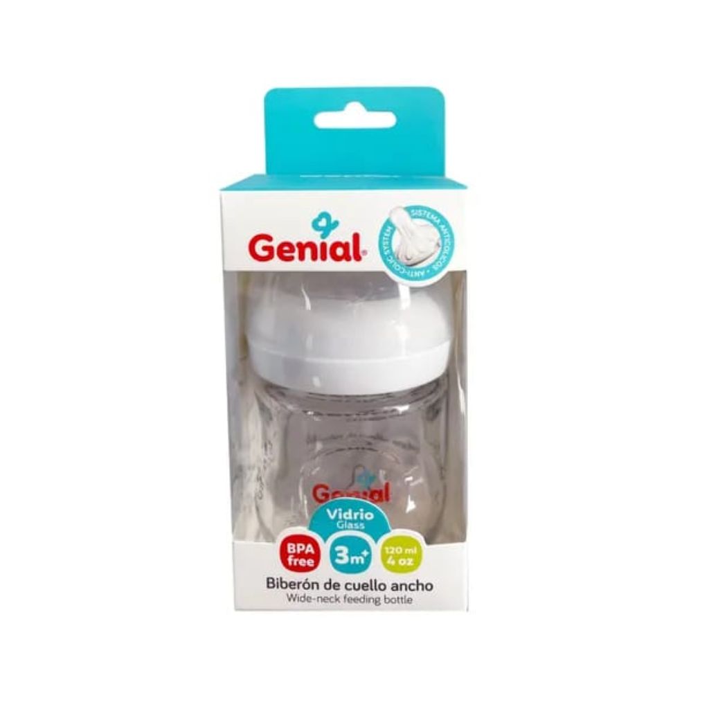 GENIAL BIBERON DE CUELLO ANCHO 4OZ 