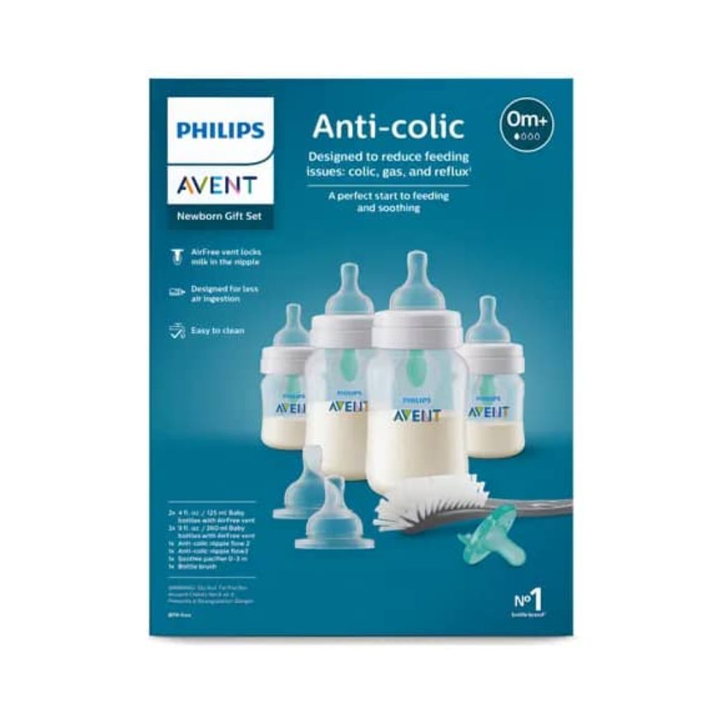 PHILIPS SET DE TETEROS AVENT ANTI-COLIC 0M+