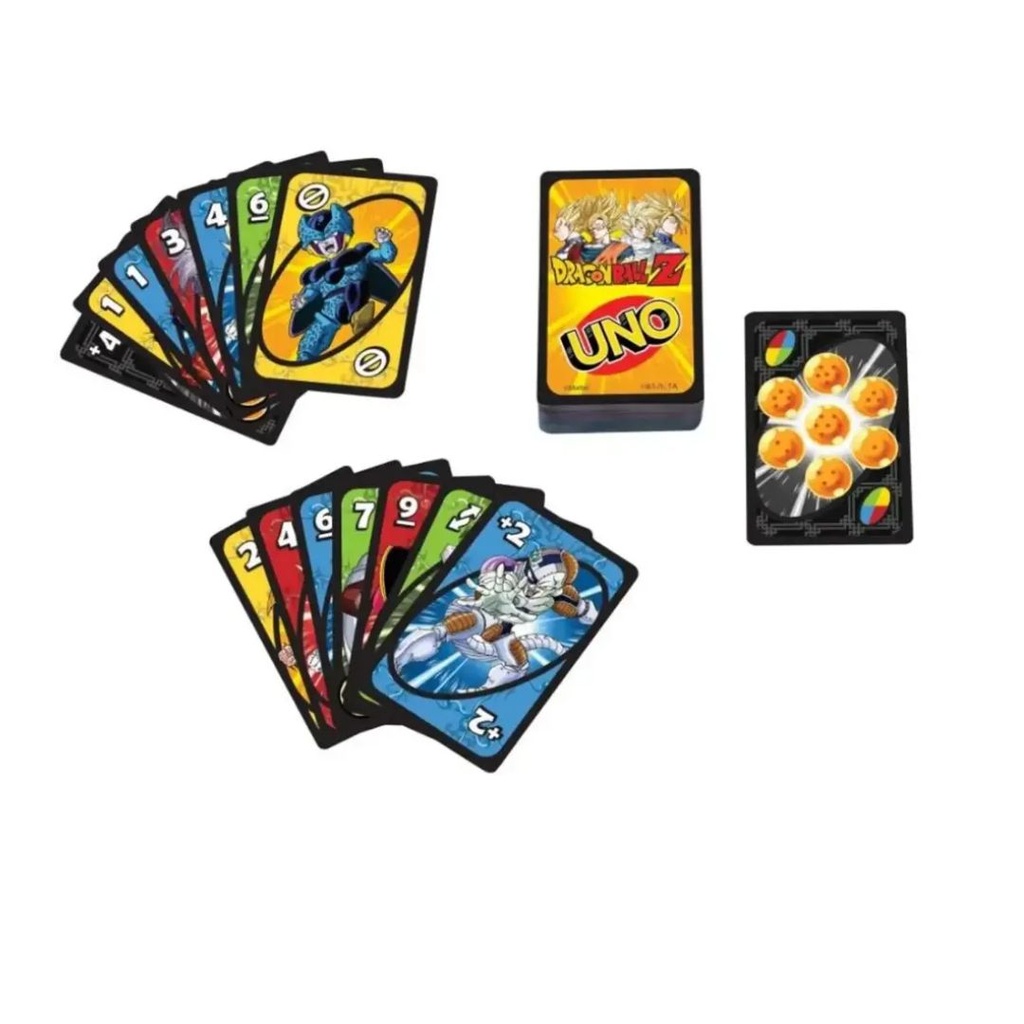 MATTEL CARTAS UNO DRAGON BALL Z
