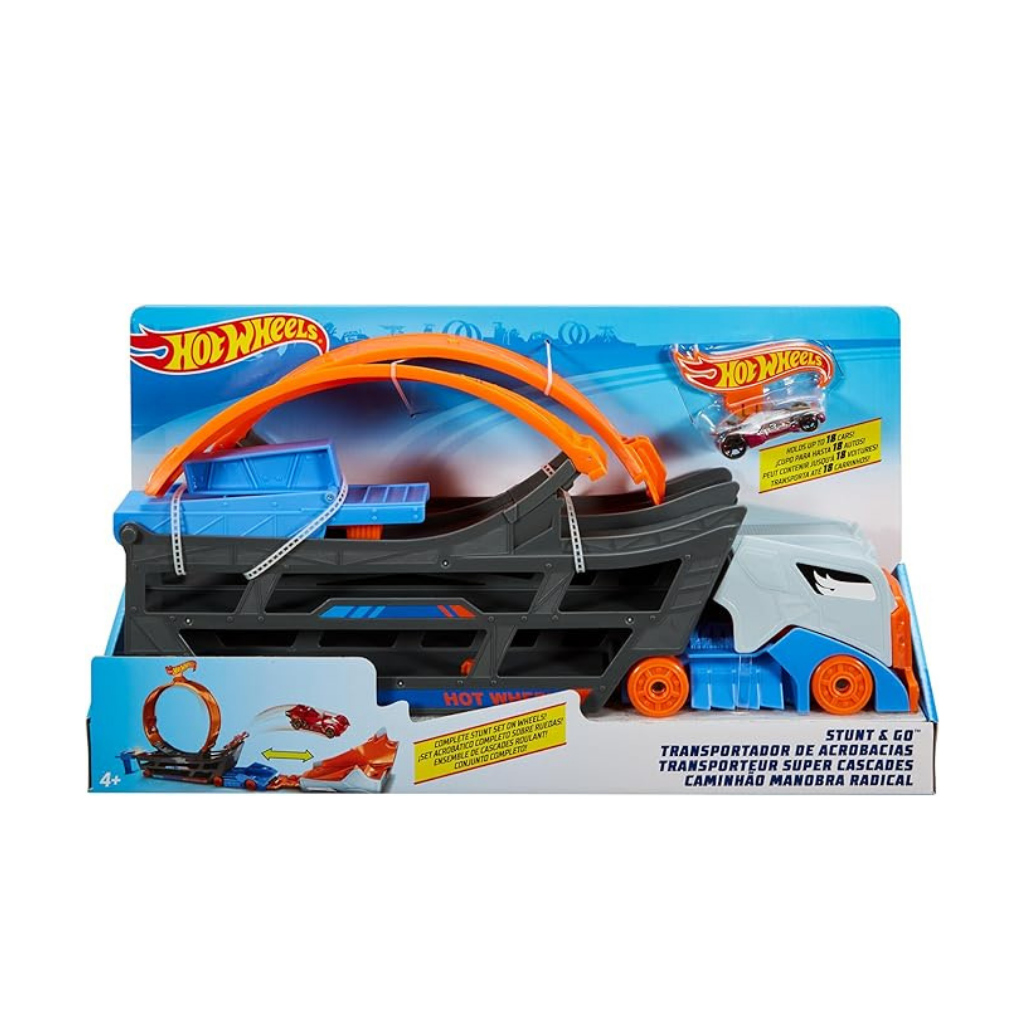 MATTEL HOT WHEELS SET ACROBÁTICO COMPLETO SOBRE RUEDAS  