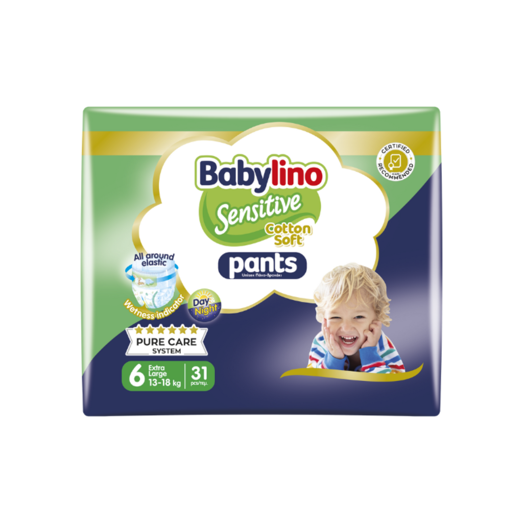 BABYLINO SENSITIVE PANTS TALLA 6