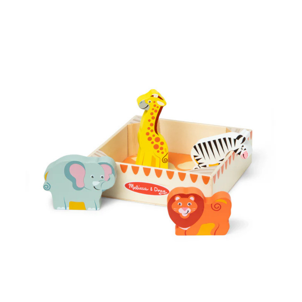 MELISSA & DOUG ANIMALES DE MADERA -SAFARI