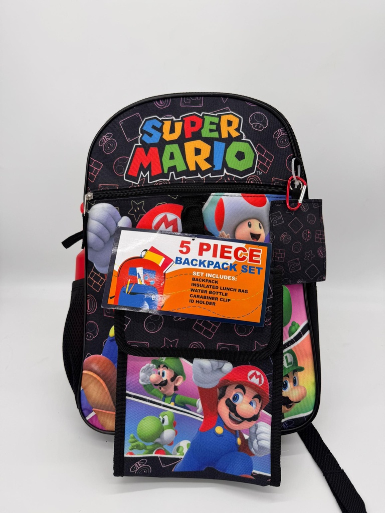 BOLSO SUPER MARIO 5 PIEZAS