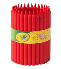CRAYOLA TAZA PARA LAPICES ROJA