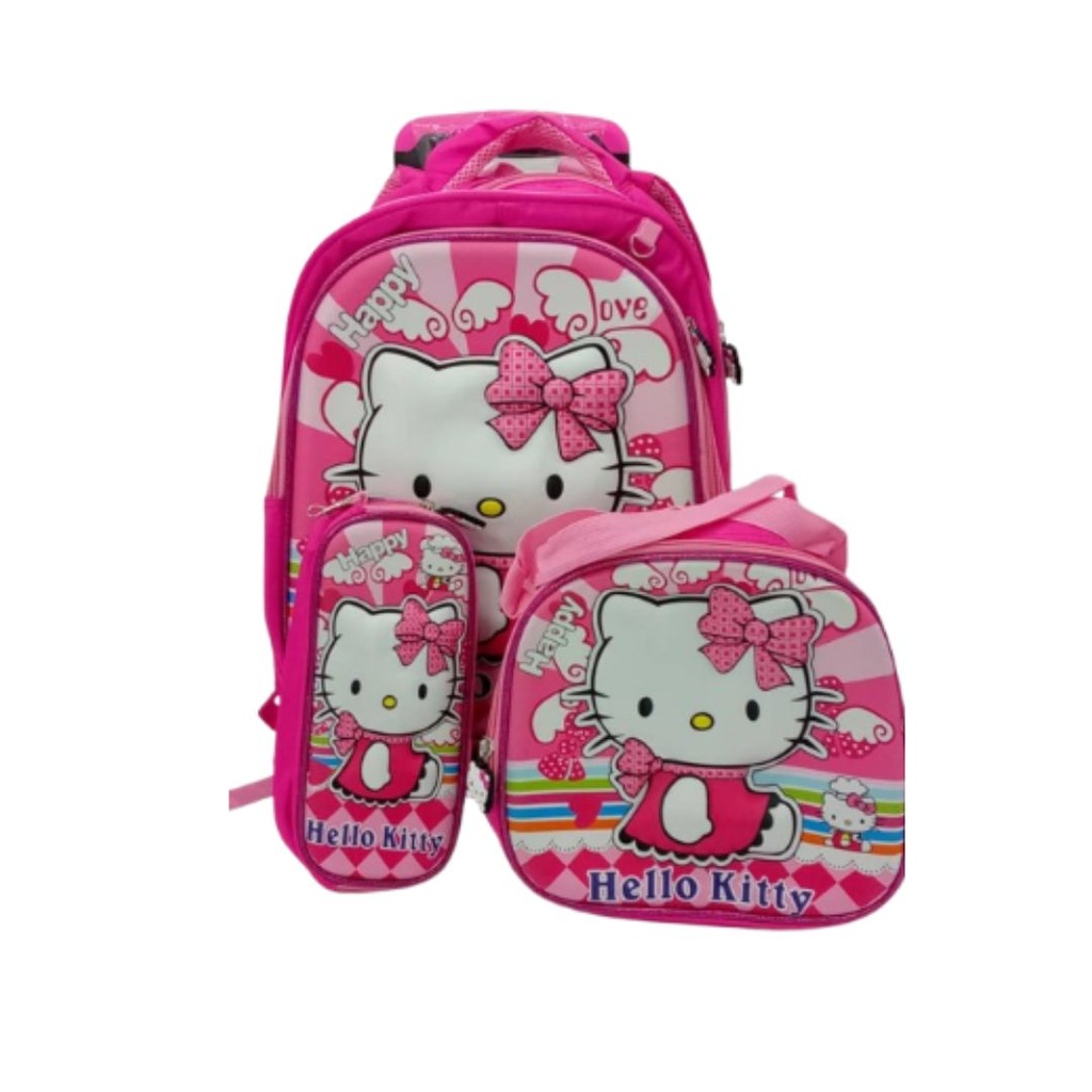 MALETA HELLO KITTY ROSADO