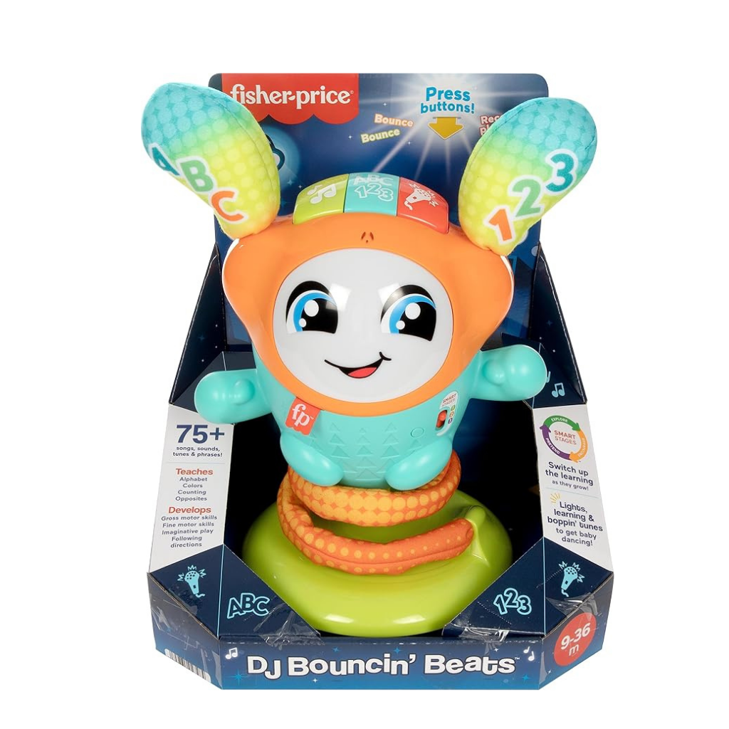 FISHER PRICE DJ INTERACTIVO DE APRENDIZAJE  LUCES Y MUSICA 
