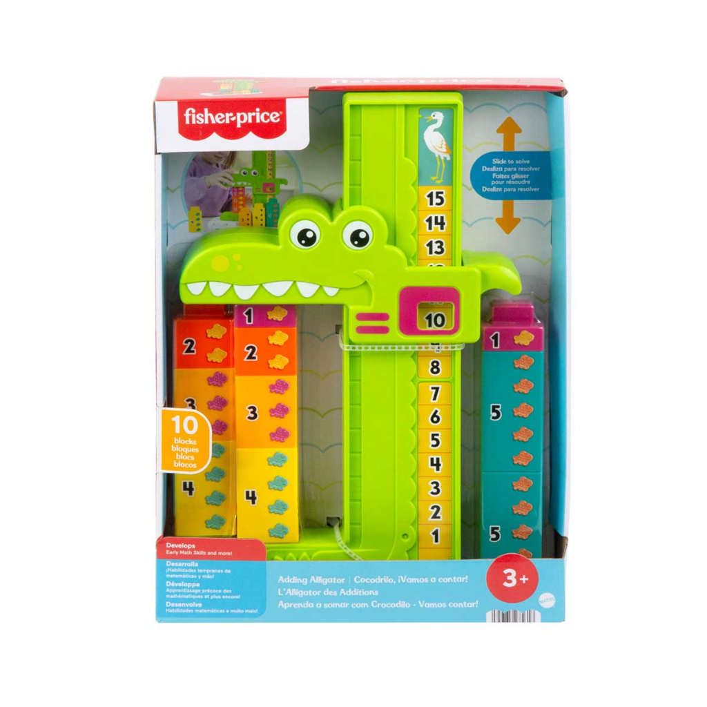 FISHER PRICE COCODRILO VAMOS A CONTAR JUEGO APRENDIZAJE 