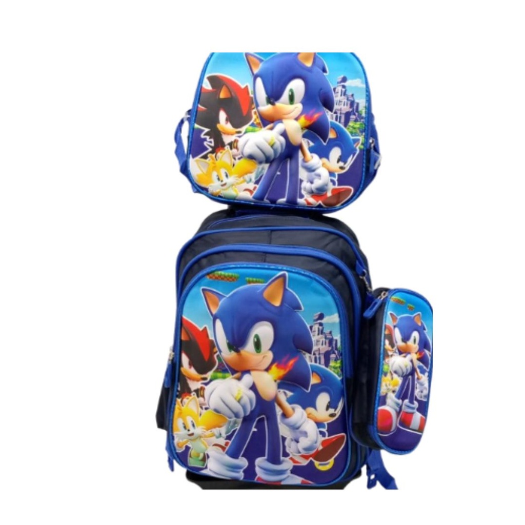 MALETA DE SONIC CON SUS AMIGOS