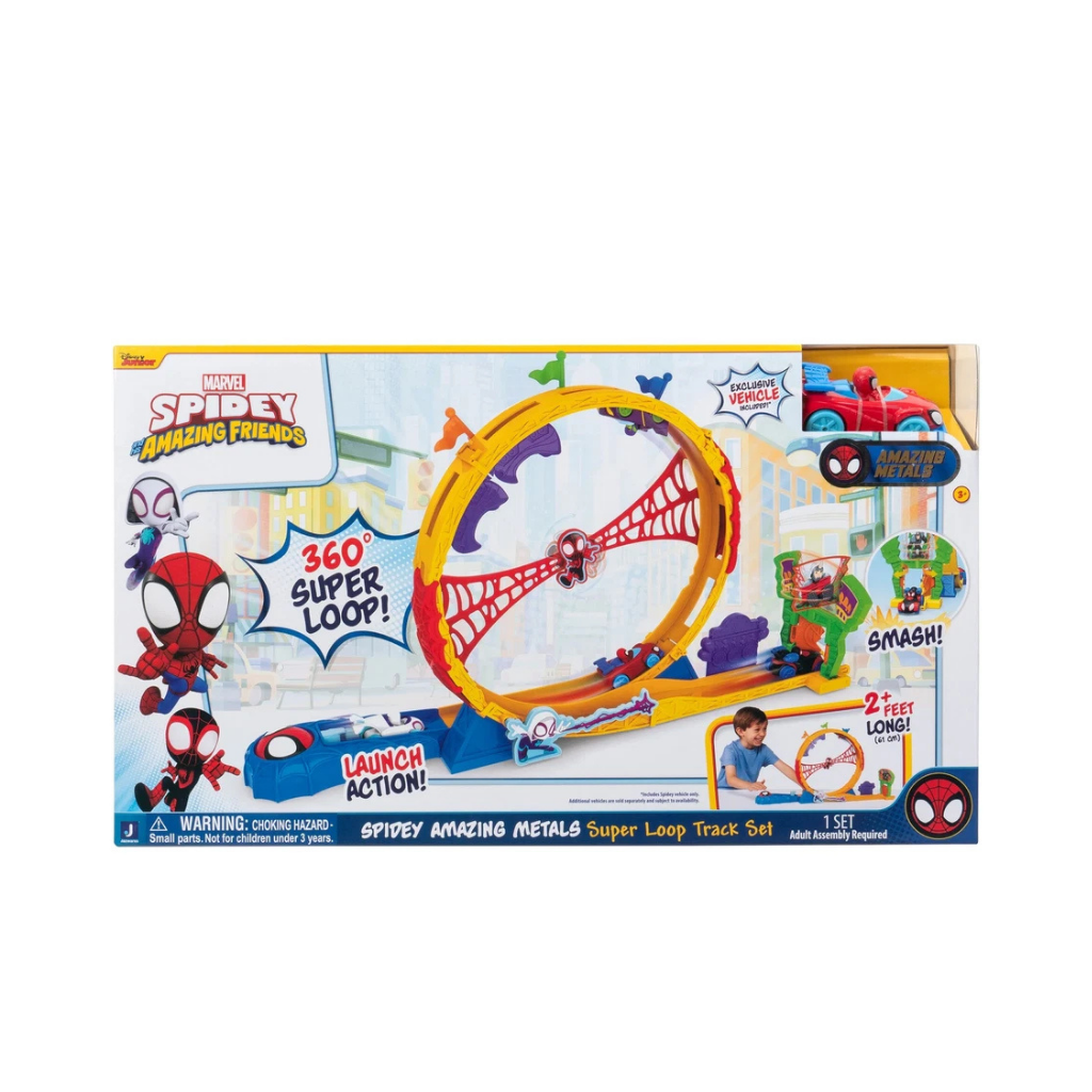 JAZWARES PISTA MARVEL DE LOS AMIGOS DE SPIDERMAN