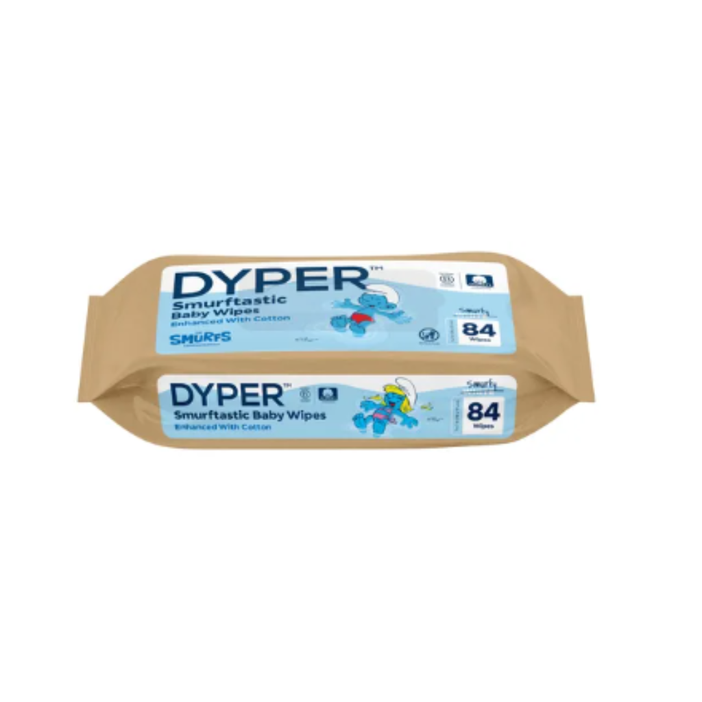 TOALLITAS HUMEDAS DYPER THE SMURFS, 84 WIPES