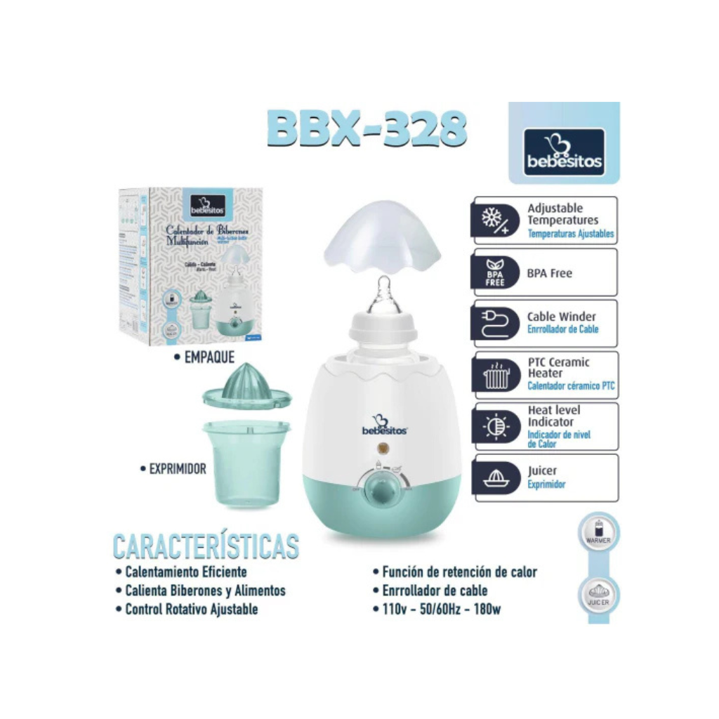 BEBESITOS BBX-328 CALENTADOR  DE BIBERON MULTIFUNCIÓN