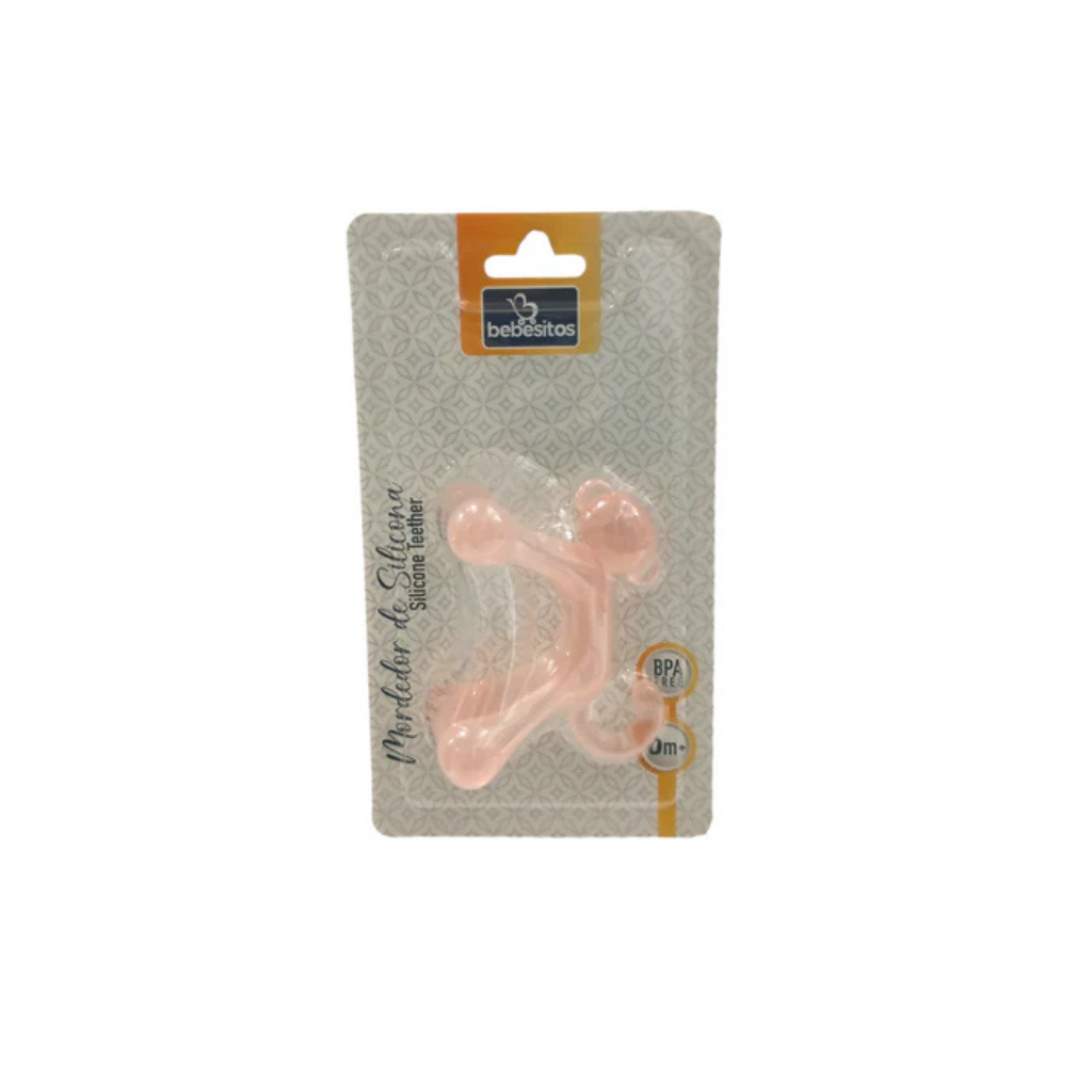 BEBESITOS BBX-165 MORDEDOR DE SILICON MONITO AZUL/ROSA