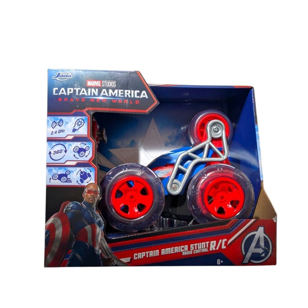 JADA CARRITO A CONTROL REMOTO CAPITAN AMERICA