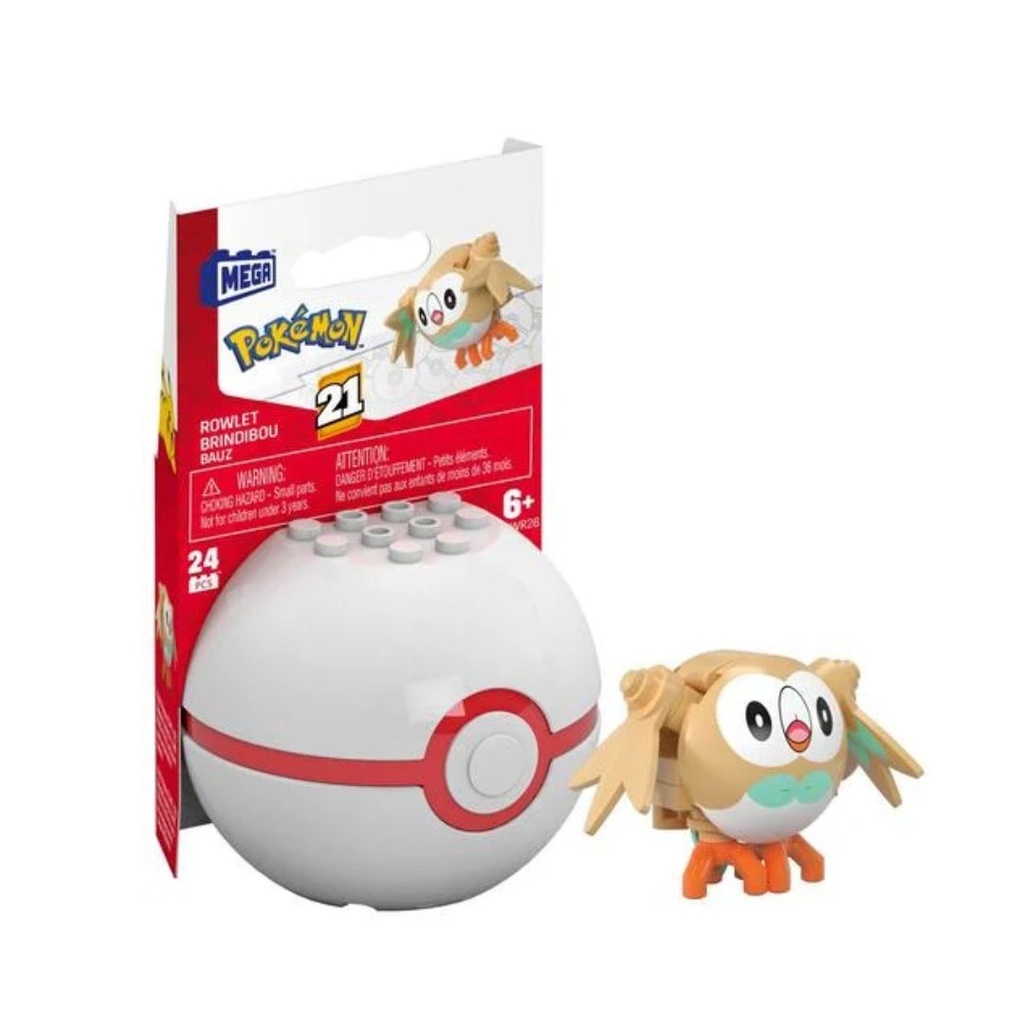 MEGA POKEMON ROWLET BRINDIBOU 