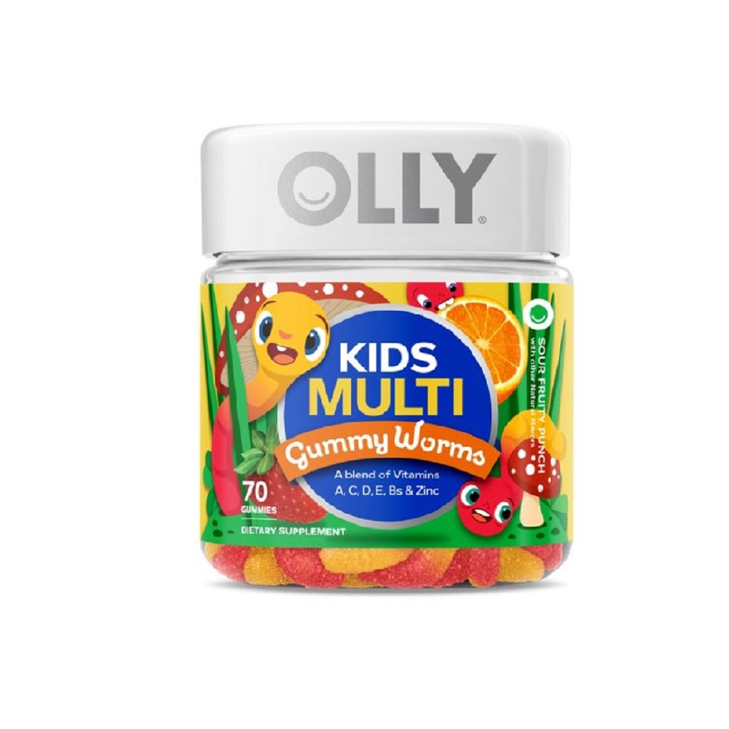 OLLY MULTVITAMINICO 70 GOMITAS DE GUSANO