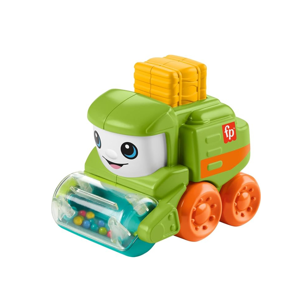 FISHER PRICE VEHICULO DE EMPUJE CON TRACTOR ROLLIN JUGUETE PARA BEBES