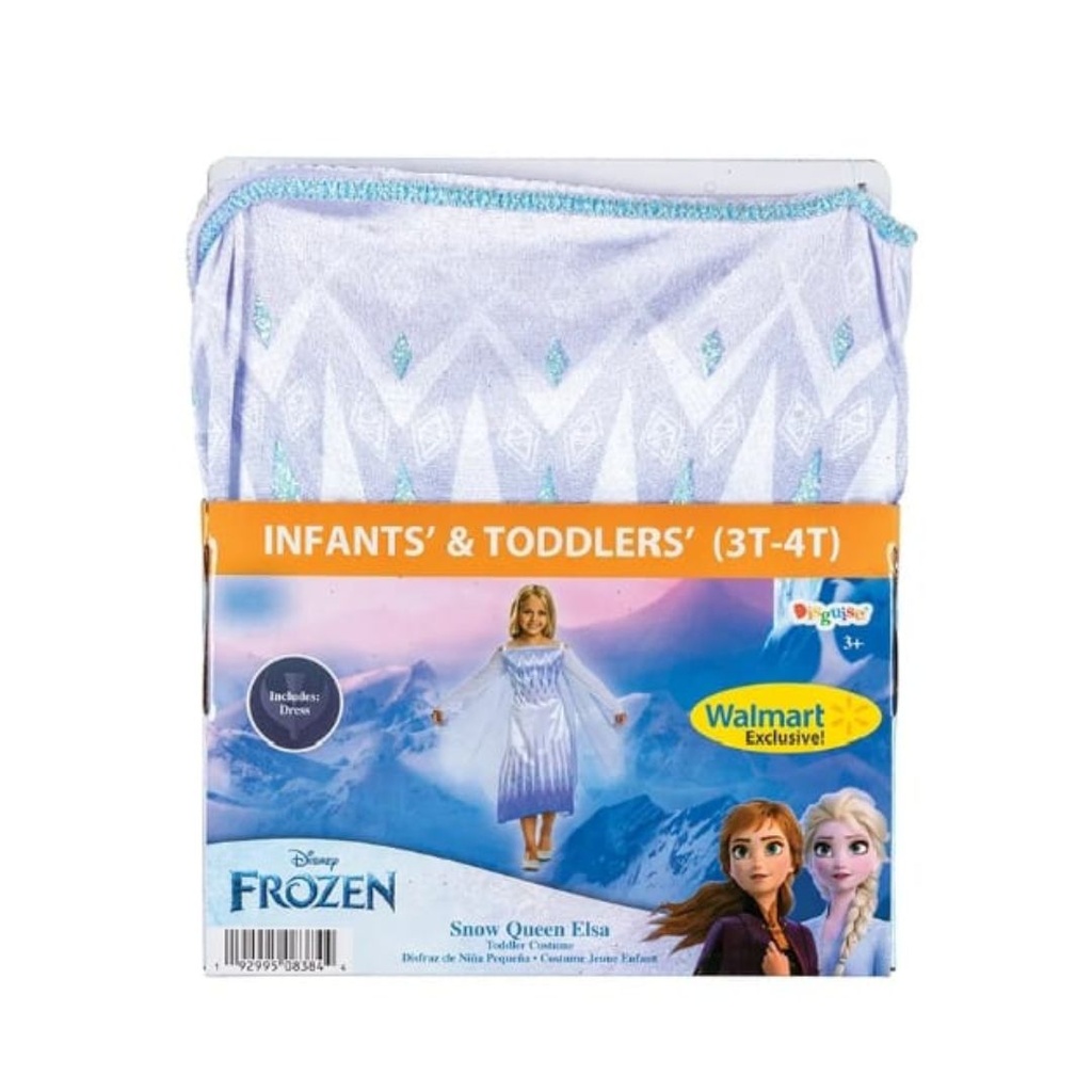 DISFRAZ DE REINA ELSA IMPORTADO TALLA 3T-4T