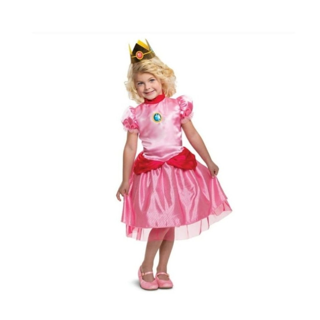 DISFRAZ PRINCESA PEACH IMPORTADO TALLA 3T-4T
