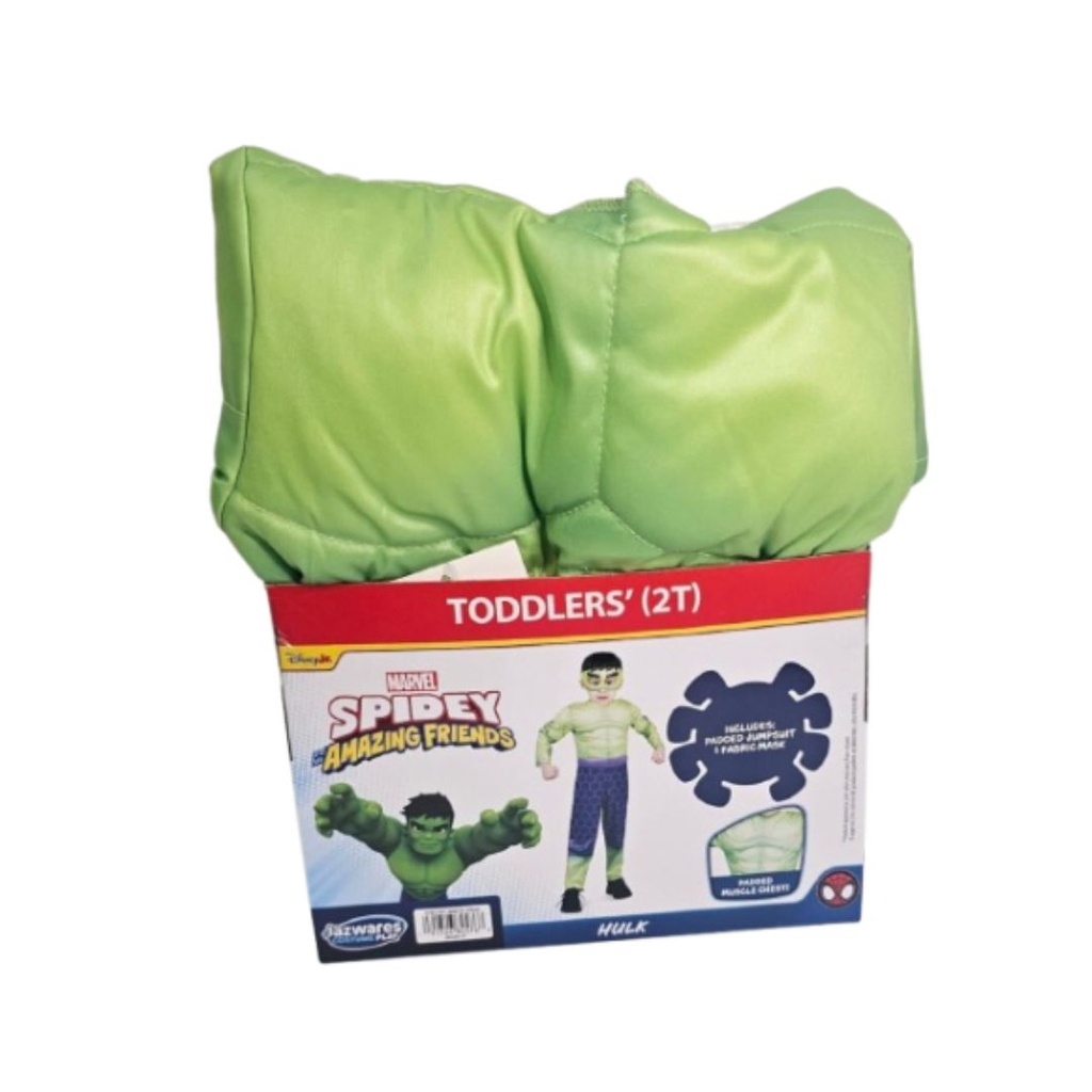 DISFRAZ DE HULK SPIDEY IMPORTADO TALLA 2T