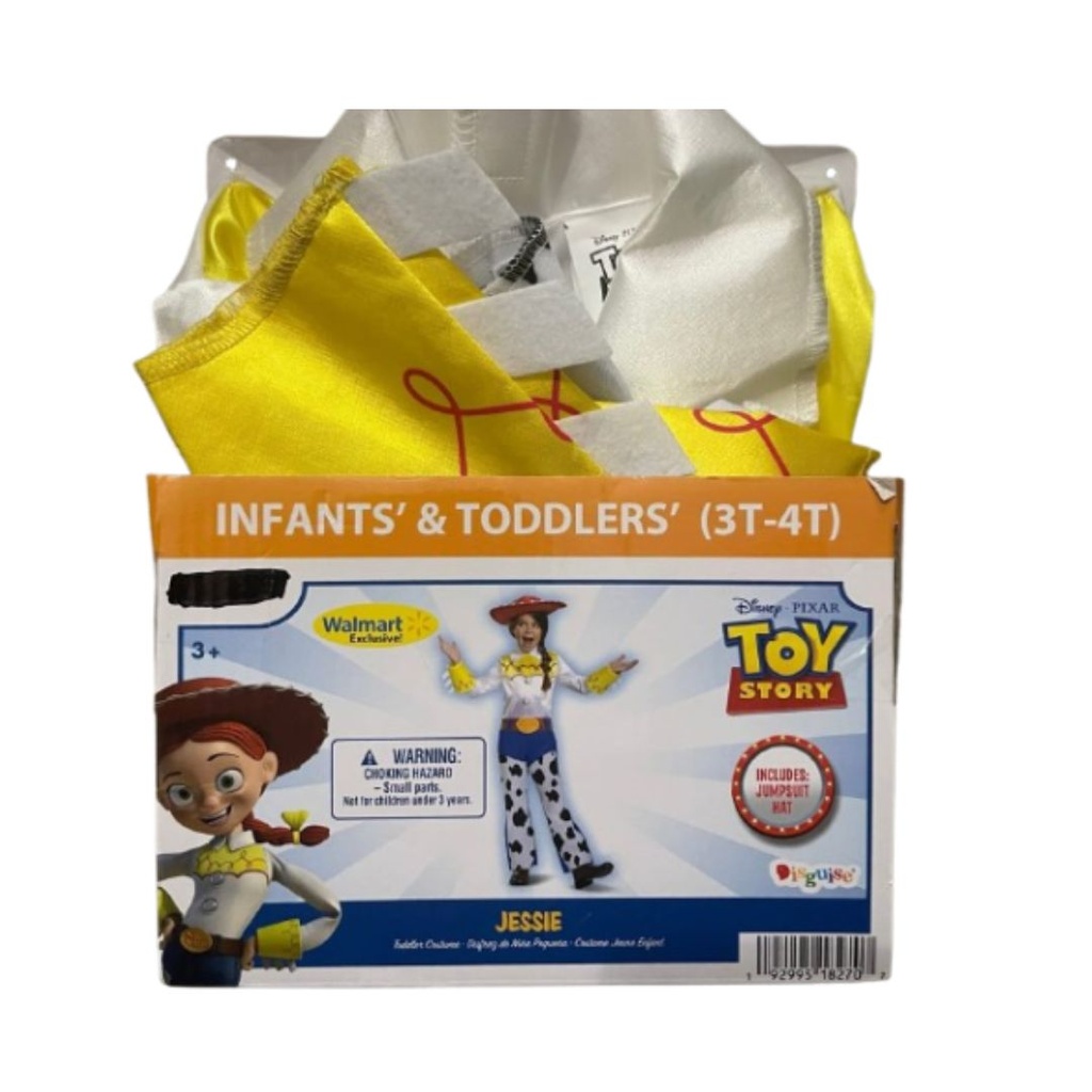 DISFRAZ DE JESSIE IMPORTADO TALLA 3T-4T