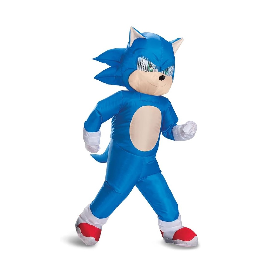 DISFRAZ DE SONIC INFABLE IMPORTADO TALLA UNICA