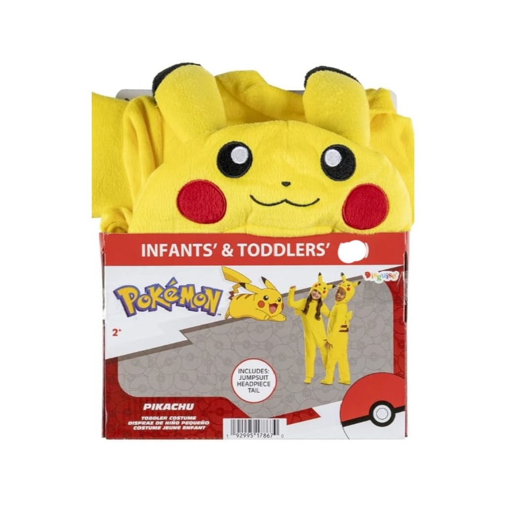 DISFRAZ PIKACHU IMPORTADO TALLA 3T-4T