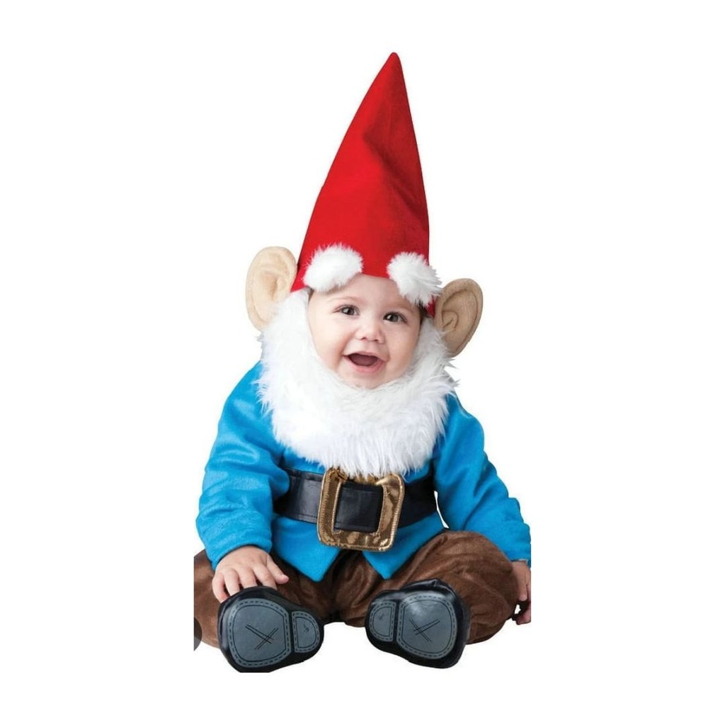 DISFRAZ DE GHOMO DE JARDIN IMPORTADO TALLA 12-18M
