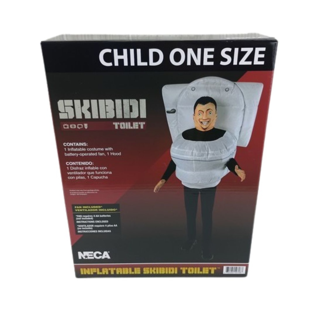 DISFRAZ DE TOILET TALLA UNICA