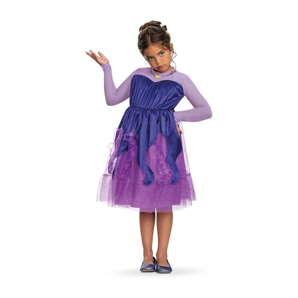 DISFRAZ DE URSULA MORADO TALLA 10-12