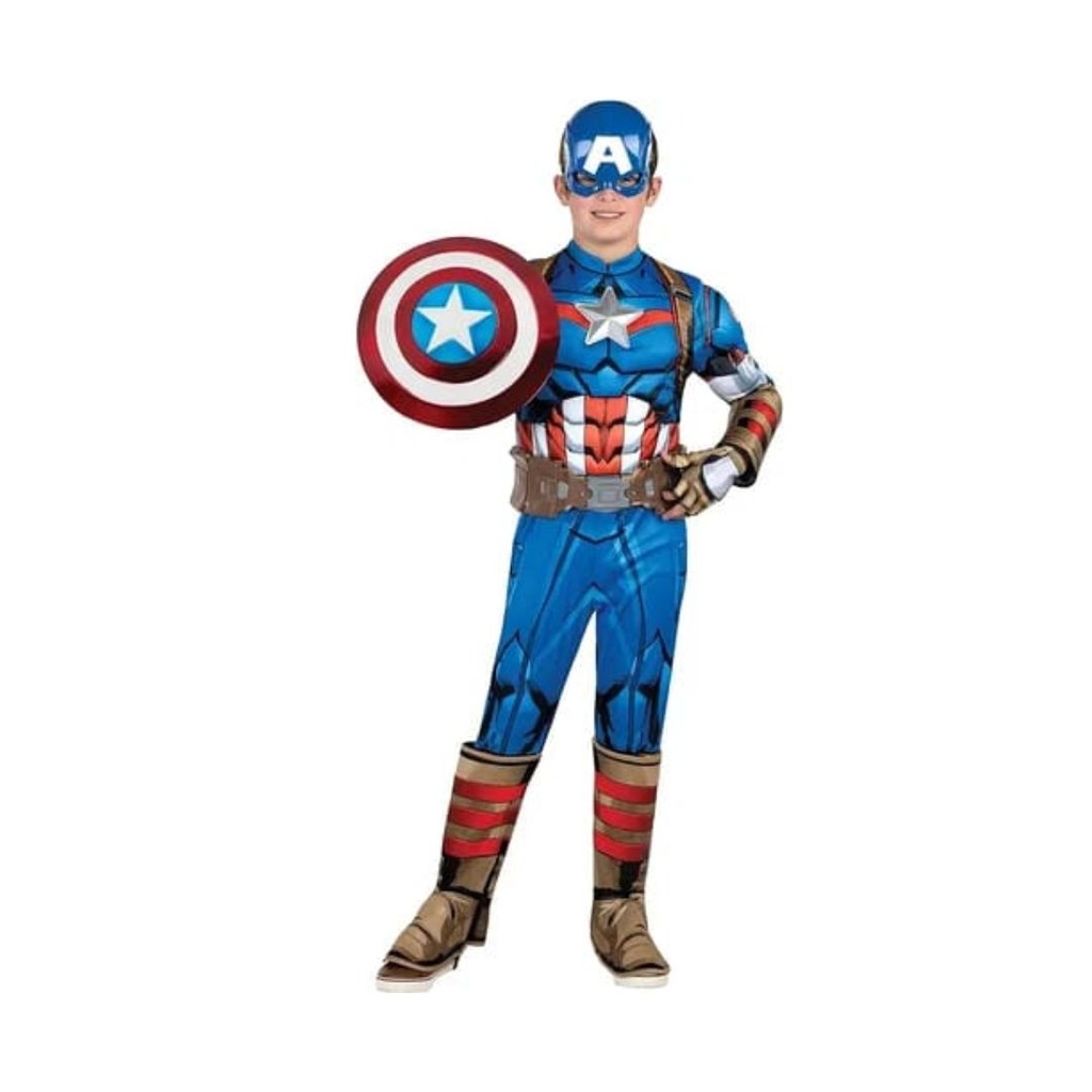 DISFRAZ DE CAPITAN AMERICA TALLA 7-8