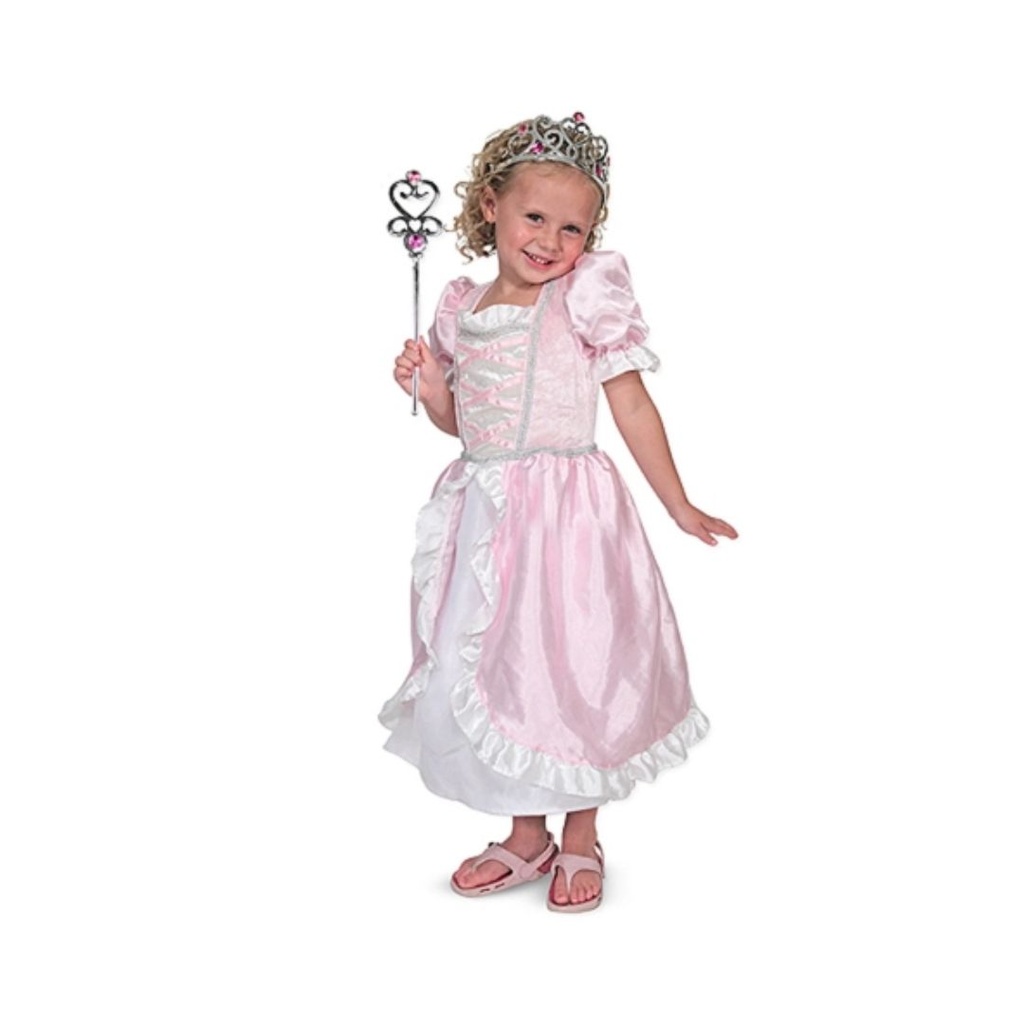 DISFRAZ DE PRINCESA TALLA 3-6 MELISSA DOUG
