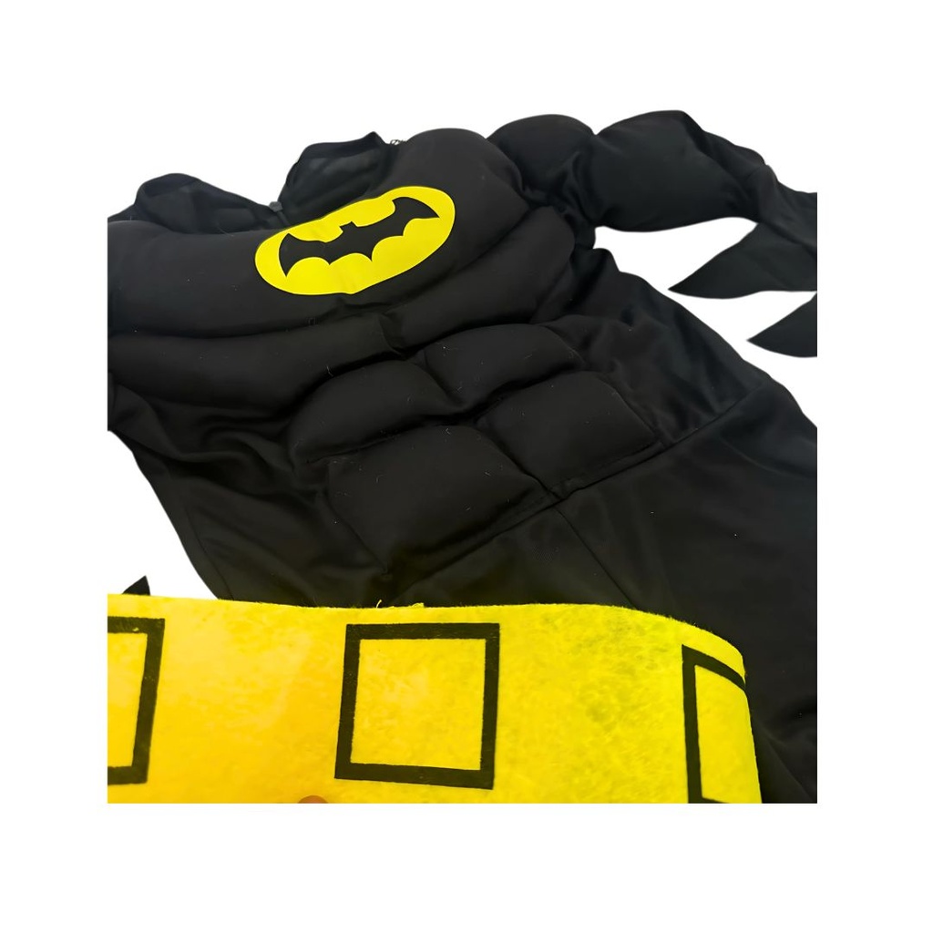 DISFRAZ DE BATMAN NEGRO TALLA 4-6