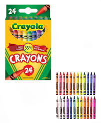 CRAYOLA 24 CREYONES DE CERA 