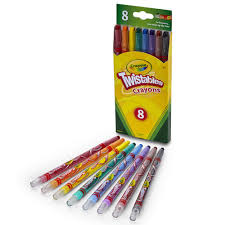 CRAYOLA 8 CREYONES TWISTABLES