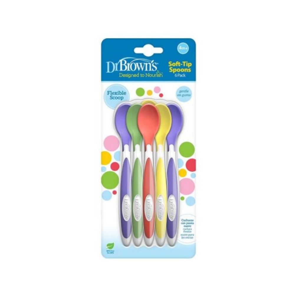 DR BROWNS / 6 PACK CUCHARITAS FLEXIBLES