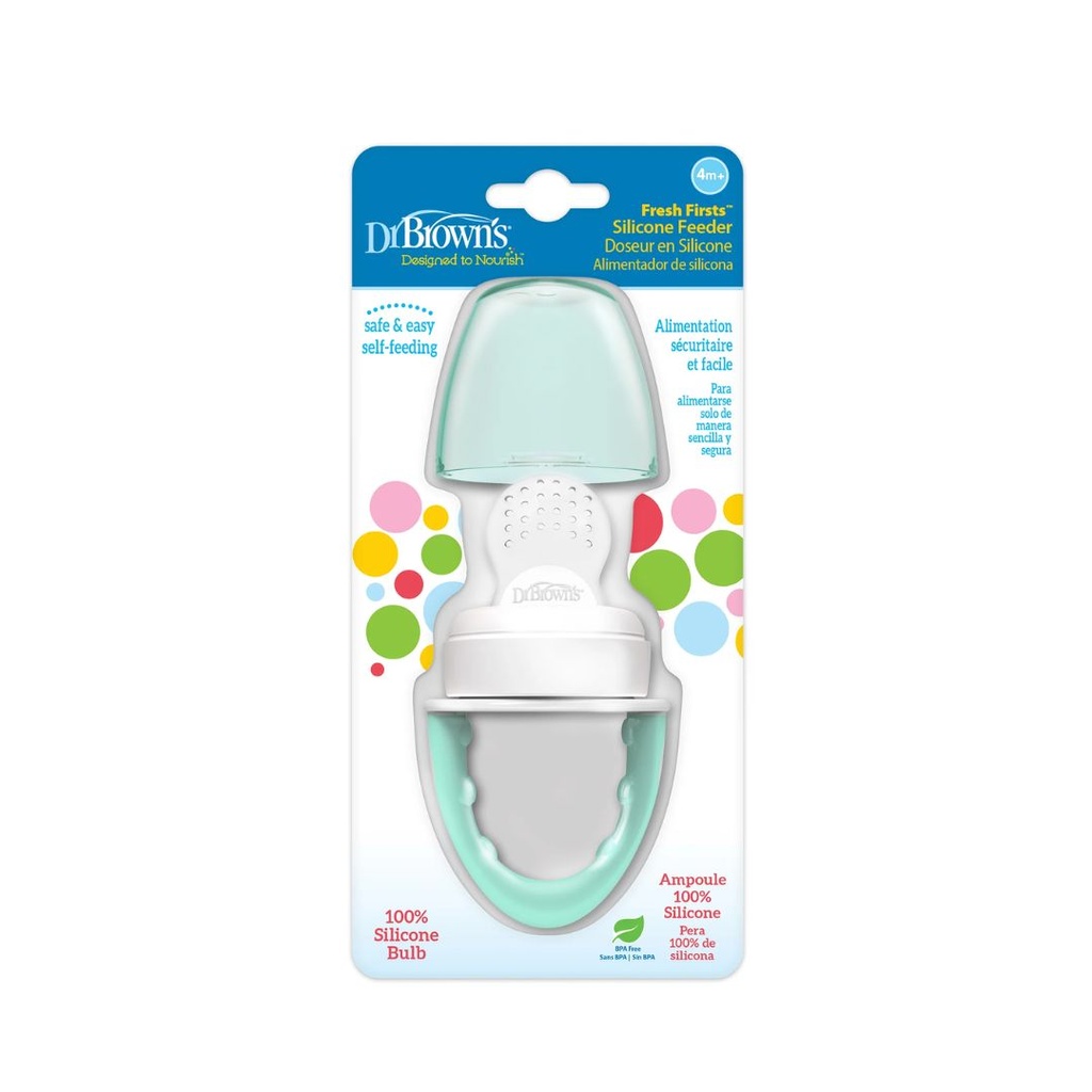  ALIMENTADOR DE SILICONE COLOR AGUAMARINA