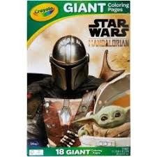 GIANT COLORING BOOK - STAR WARS MANDALORIAN