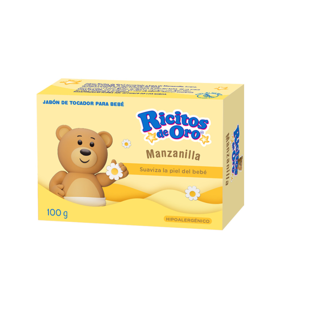 JABON RICITOS DE ORO, MANZANILLA