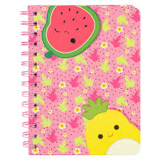 LIBRETA PEQUEÑA DE SQUISHMAllOWS ROSADA