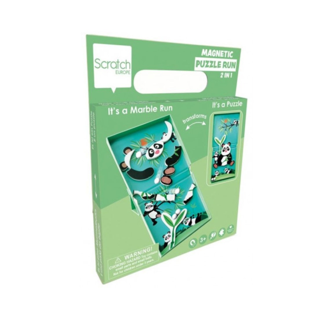 SCRATCH EUROPE MAGNETIC PUZZLE RUN PANDA / ROMPECABEDAS MAGNETICO PANDA