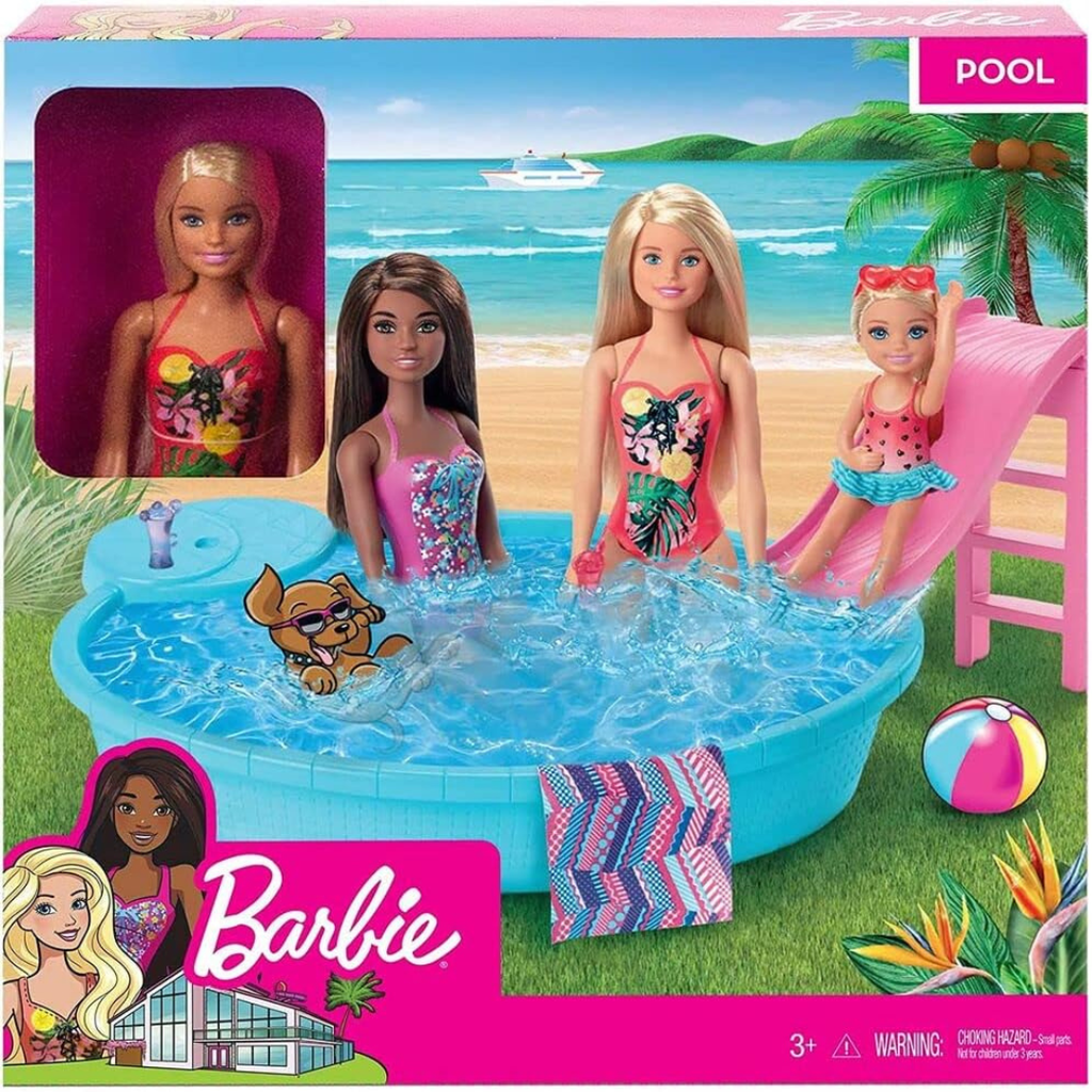 MUÑECA BARBIE ALBERCA Y MUÑECA ESTATE