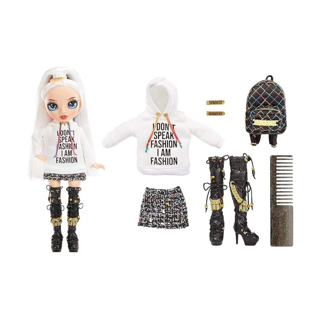 RAINBOW HIGH JR -SERIE 2 AMAYA RAIN - MUÑECA DE MODA CON ACCESORIOS 