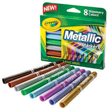 PACK DE 8 RPTULADORES METALICOS CRAYOLA