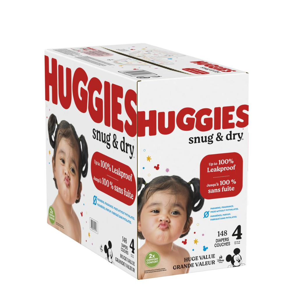 CAJA PAÑALES HUGGIES SNUG & DRY, 66 PCS