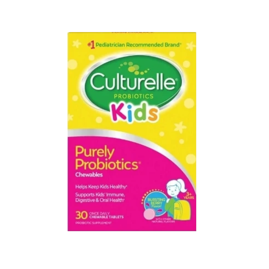 PROBIOTICO CULTURELLE KIDS 30 TABLETAS MASTICABLES